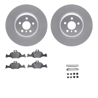 R1 Concepts WDUH1-31296 Carbon Series Brake Rotors W/ 5000 Oep Brake Pads & Hdw